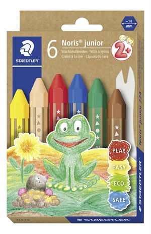 Staedtler Wachsmalstifte Noris Junior, Set (6)